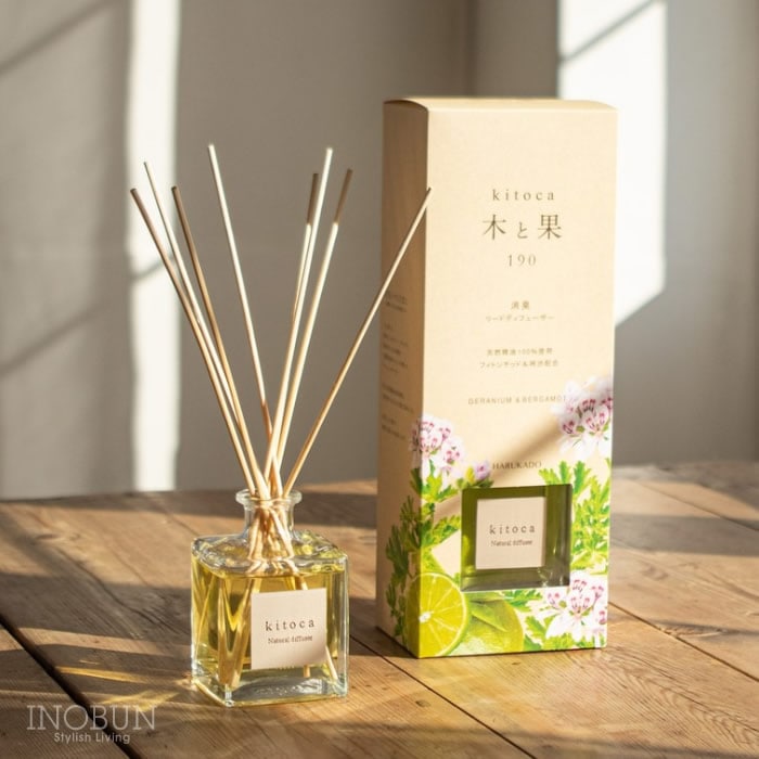 木と果 190 ゼラニウム＆ベルガモット リードディフューザー 190ml