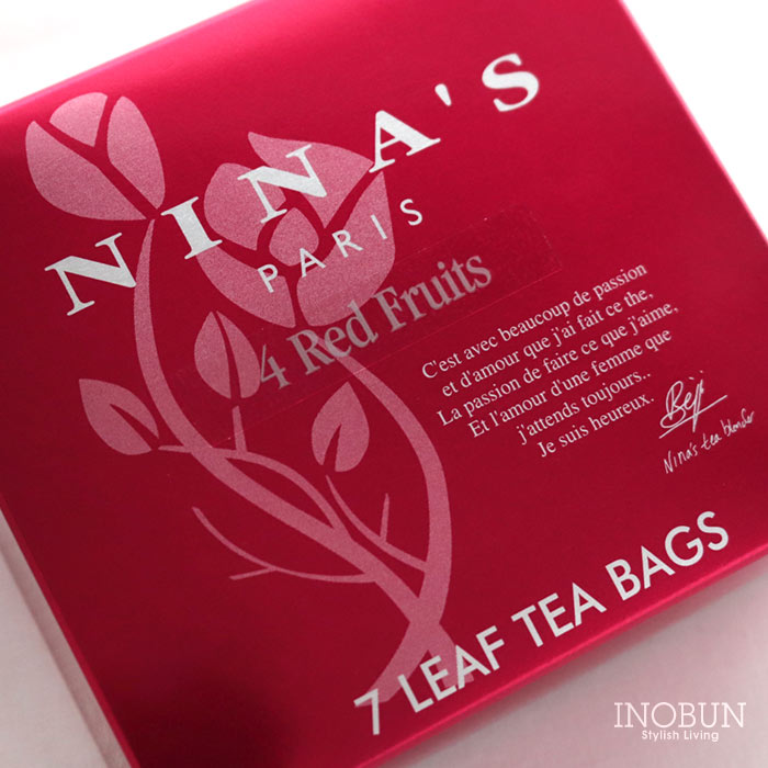 NINA'S 4レッドフルーツ ティーバッグ 3g x 7袋 個包装 ニナス 紅茶 手