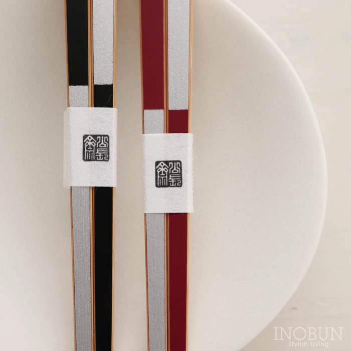 京のお箸 京都・公長斎小管 銀市松箸 2膳ギフトセット 夫婦箸 日本製