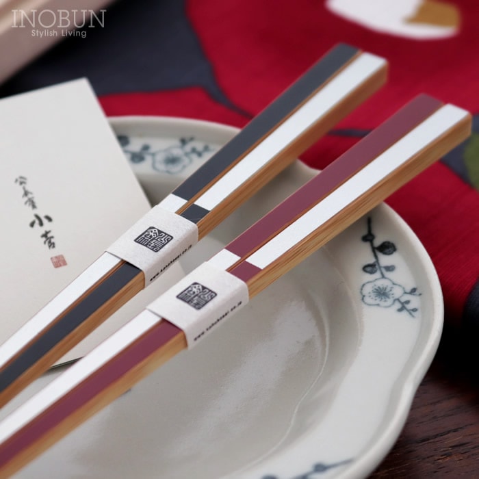 京のお箸 京都・公長斎小管 銀市松箸 2膳ギフトセット 夫婦箸 日本製