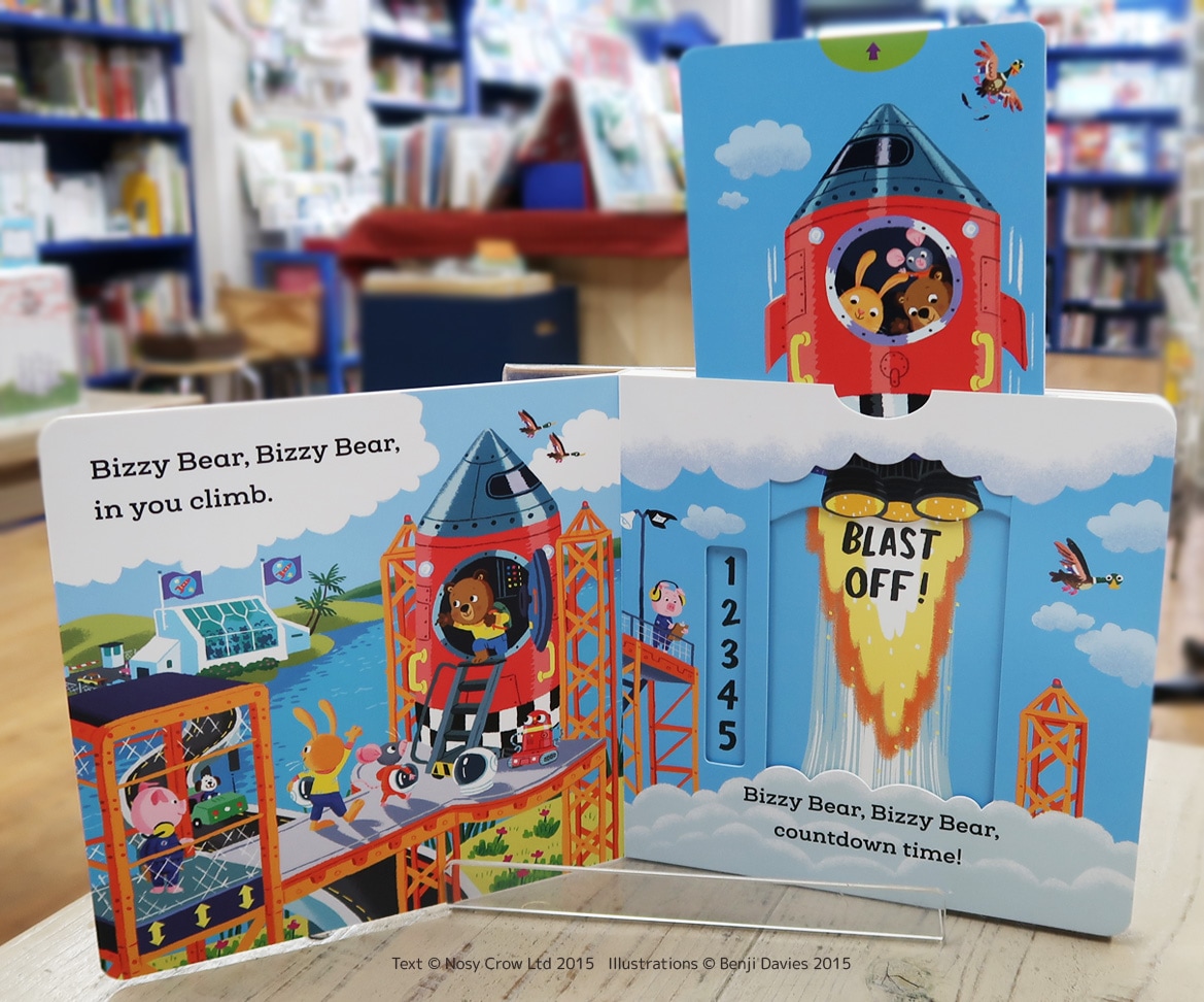しかけ絵本 Bizzy Bear Space Rocket ボードブック | カテゴリーで