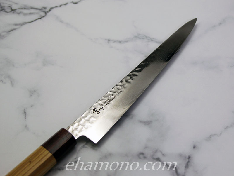 堺孝行 V金10号ダマスカス33層鎚目 和筋引240