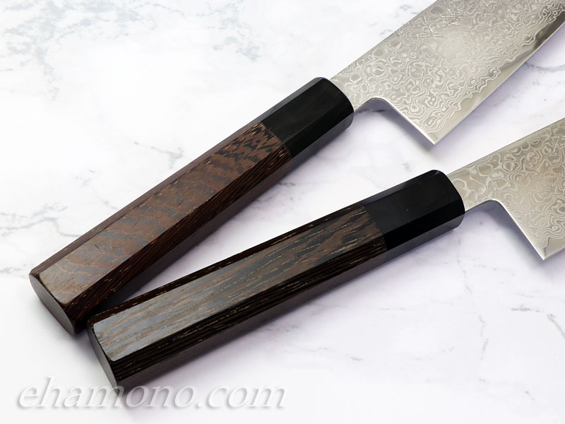 ZA18ダマスカス コバルト鋼【銀河】 和三徳180