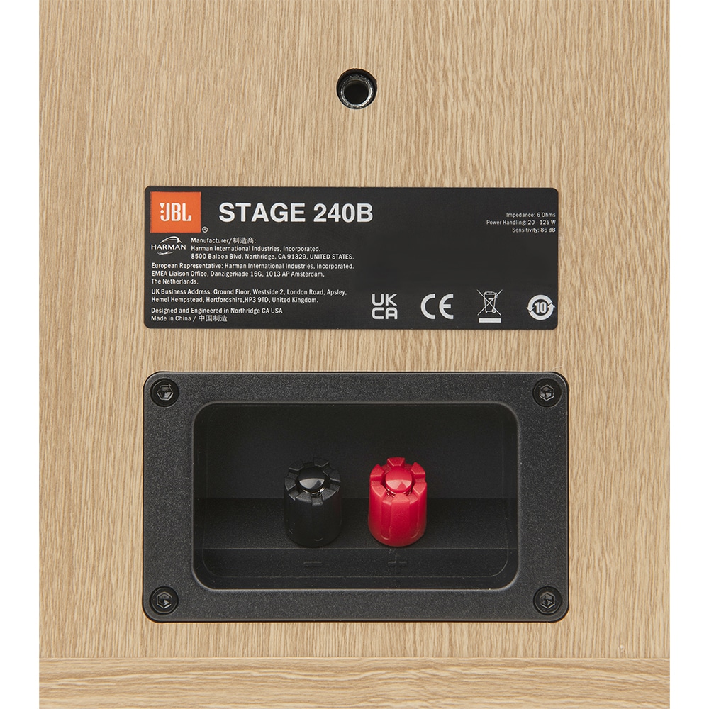 JBL - STAGE 240B WHT/ホワイト（JBL240BWHT）（ペア）ブックシェルフ