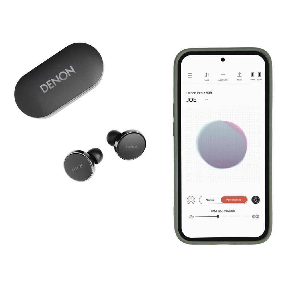 DENON - PerL Pro/ブラック（AHC15PLBKEM）ノイズキャンセリング・完全