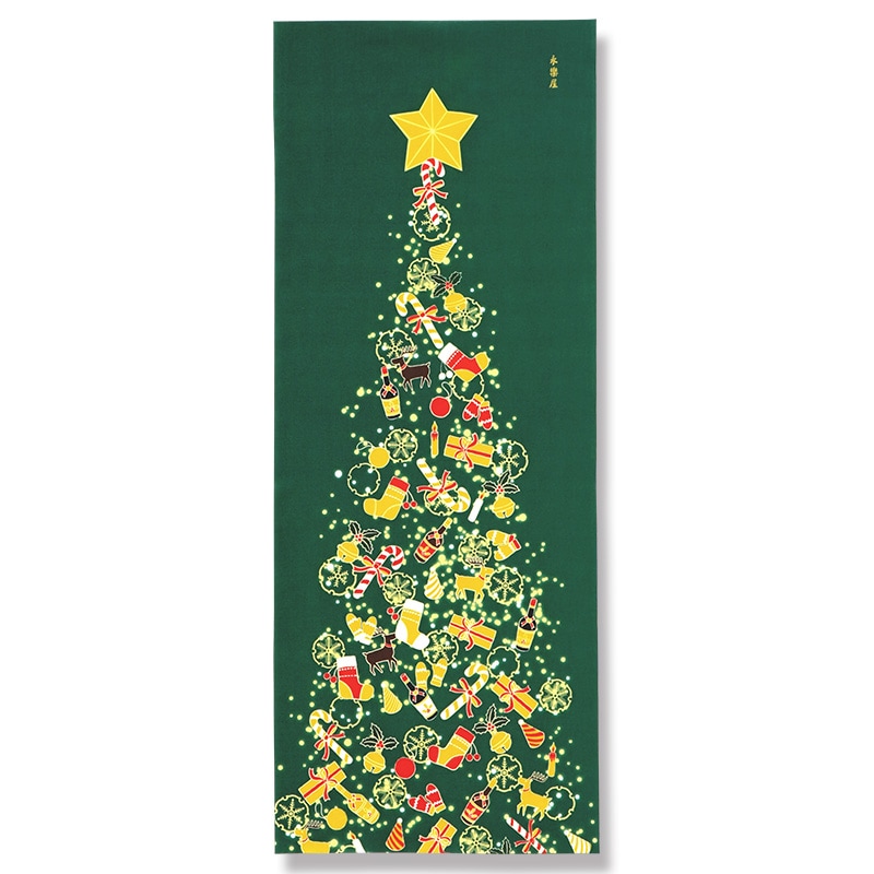 手ぬぐい「雪輪ツリー」 | 手ぬぐい,永楽屋細辻伊兵衛商店 | 永楽屋