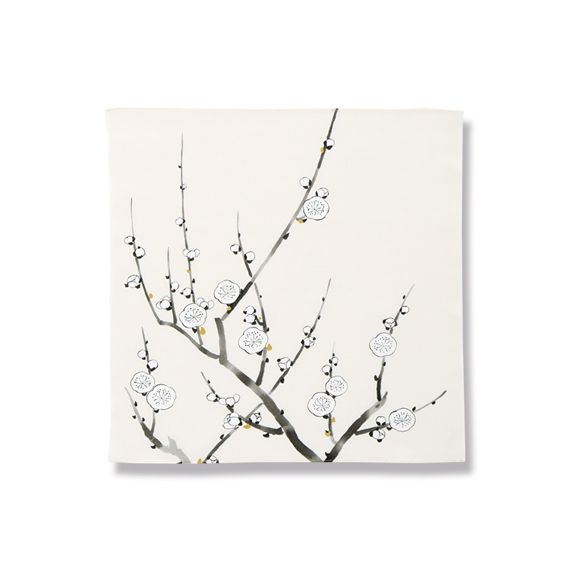 てはん「墨絵梅」（上） | てはん・ハンカチ | 永楽屋