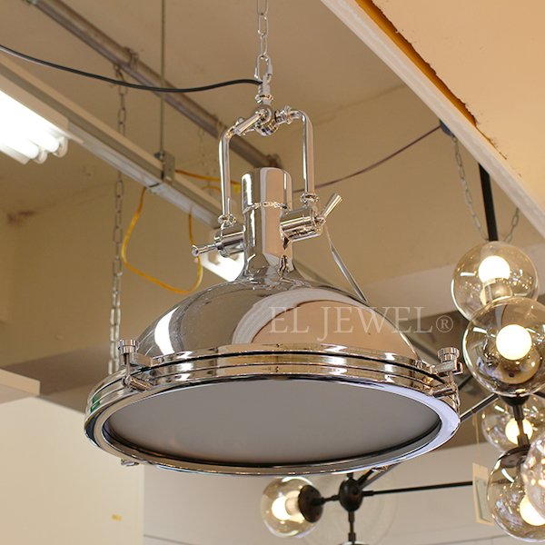 2台在庫有！】インダストリアル・スタイル ペンダントライト1灯(Φ450