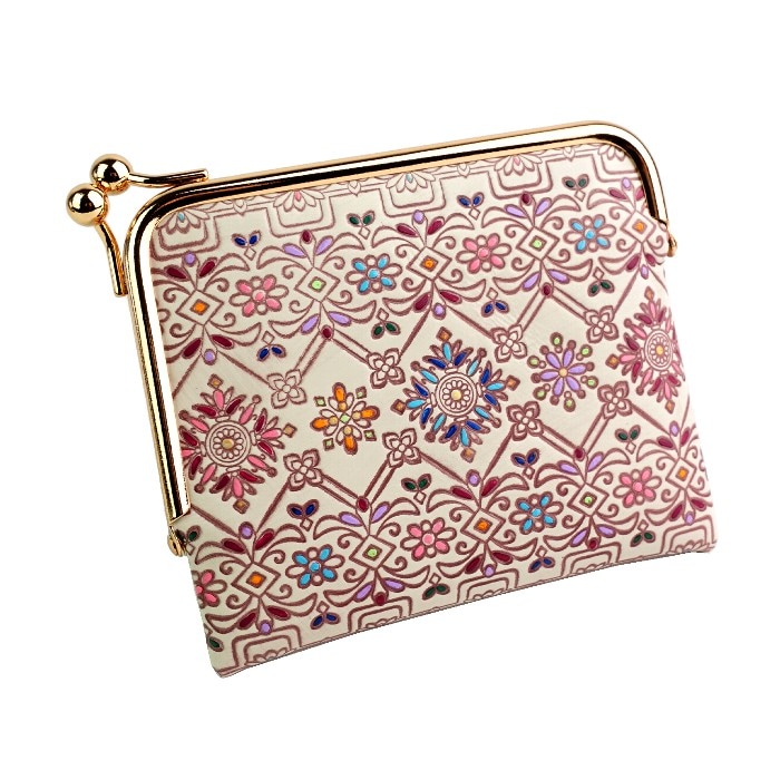 友禅文庫 フラワーガーデン L字がま口財布｜e-mono（イーモノ）