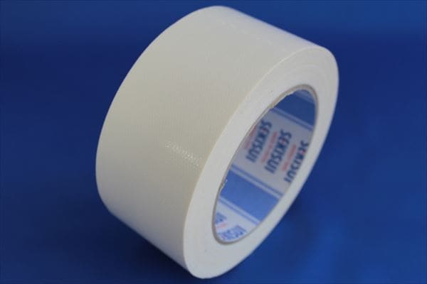 セキスイ 600V カラー布粘着テープ 50mmX25m 1箱 30巻入 白・ホワイト