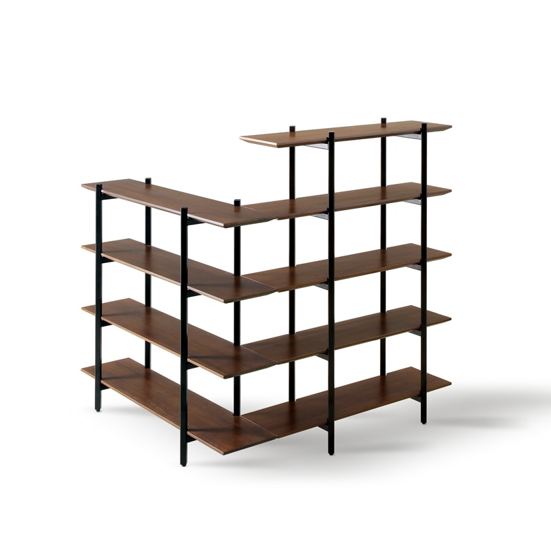 オープンラック 4段シェルフ 120cm｜見せる収納 北欧インテリア【公式