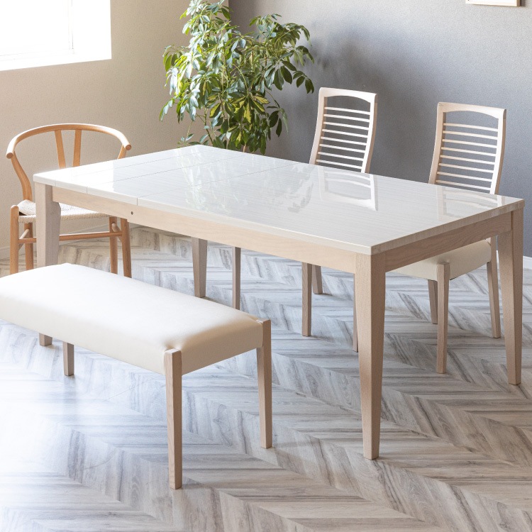 ダイニングチェア ハイバック PVC ホワイト AB チェア｜家具の通販tac