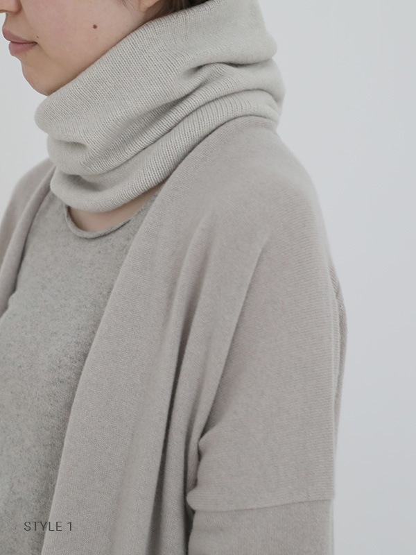 evam eva｜cashmere neck warmer｜others,goods