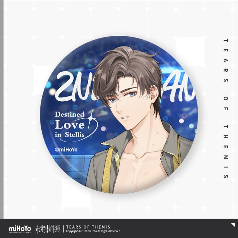 未定事件簿 約束の日シリーズ キャラクター缶バッジ 左京静真 『未定