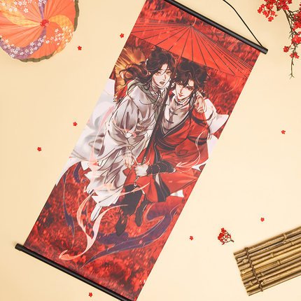 てんかんしふく-タペストリー 赤い傘 並行輸入商品,天官賜福,キャラ