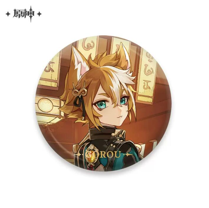 原神 原神シリーズ キャラクター缶バッジ Genshin ゴロー 原神,キャラ