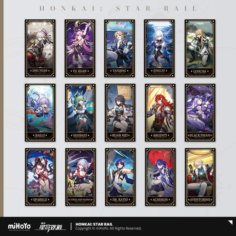 崩壊：スターレイル 一周年記念コレクションカード ランダム グループB