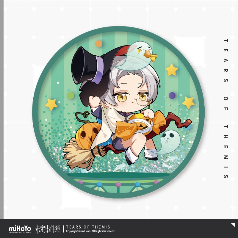 未定事件簿 南瓜奇遇シリーズ ちびキャラグリッターアクリルコースター