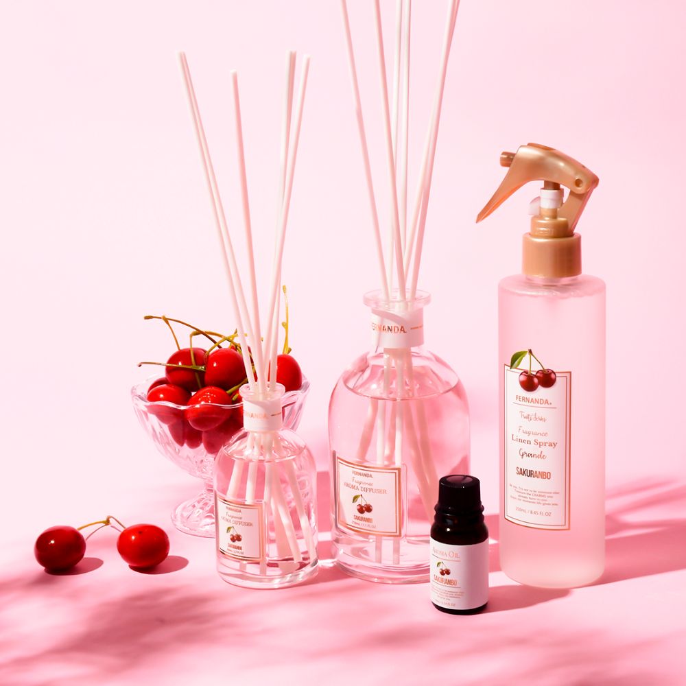 フレグランスリネンスプレーグランデ(サクランボ)/Fragrance Linen