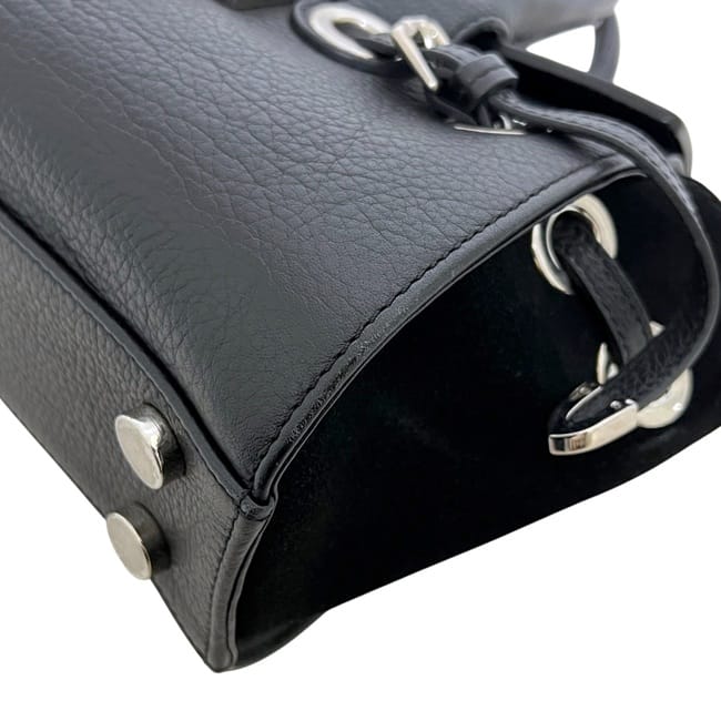 ジミーチュウ 2way バッグ ロザリー ブラック 美品 レザー スエード