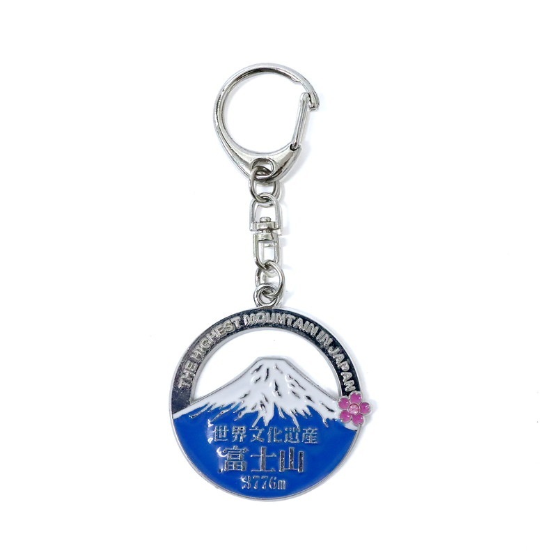 インバウンドキーホルダー 丸型 富士山 No.303-909 | 世界の価値ある
