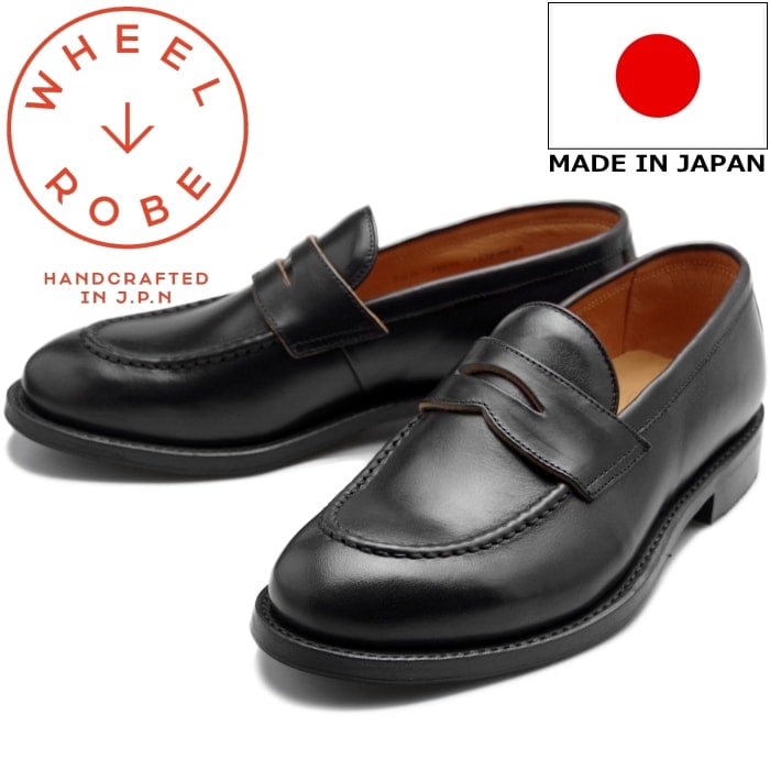 WHEEL ROBE HEAVY STITCHING LOAFER ウィールローブ 15079 ブラック