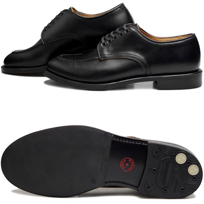 WHEEL ROBE HEAVY STITCHING MOC TOE ウィールローブ 15078 ブラック U