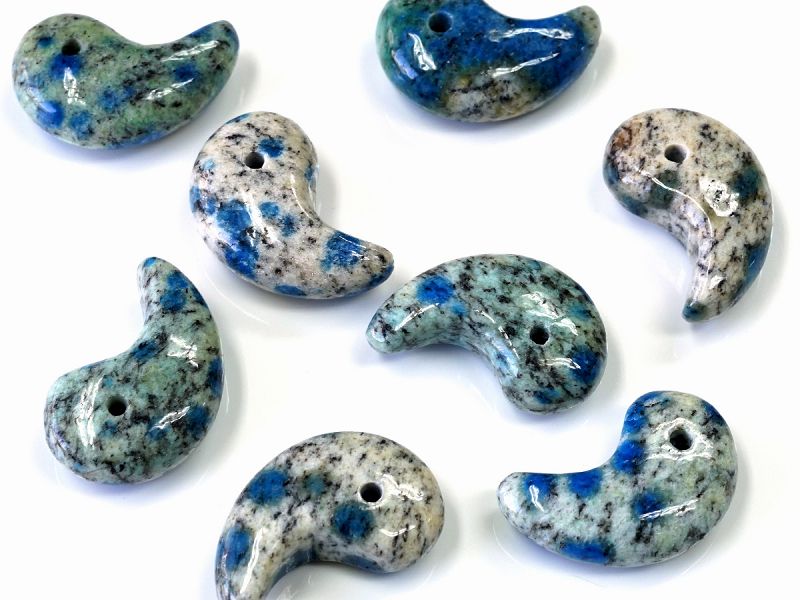 K2ブルー アズライト 勾玉｜最高級パワーストーン販売のフォレスト