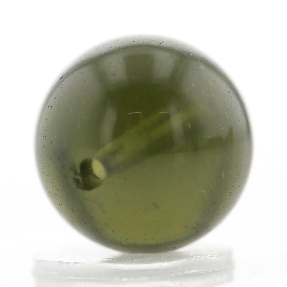 最高級【プレミアム】 モルダバイト 1粒バラ売り 穴あきビーズ