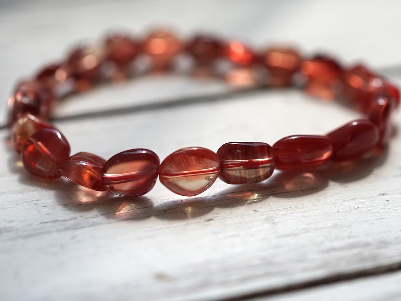 アンデシン イレギュラー ブレスレット No.20 最高級5A ｜最高級