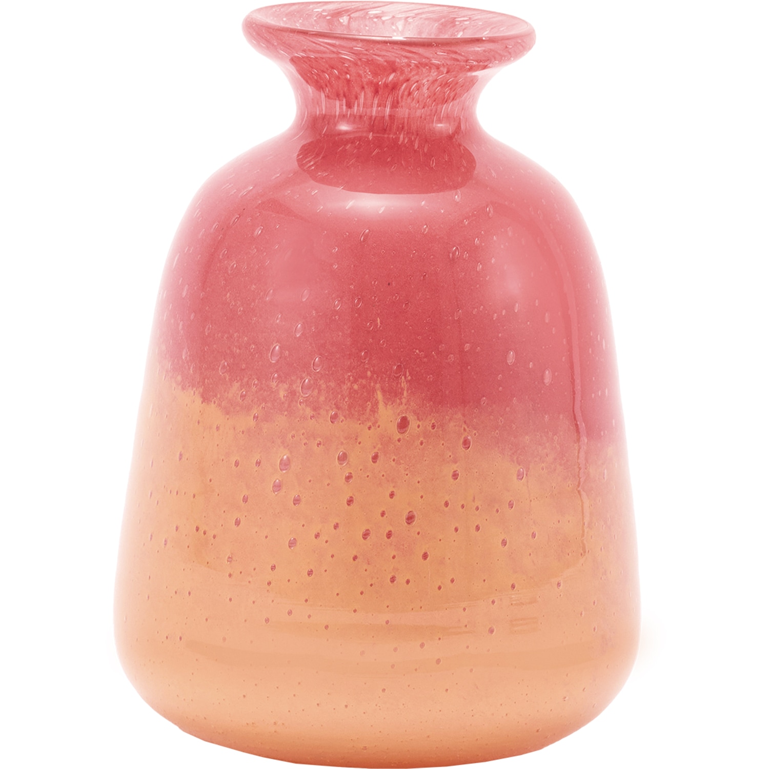 DGラヴィッシュボトルH16 コーラルサンセット | ガラスの花瓶・花器