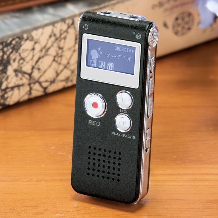 押すだけ簡単録音 小型デジタル録音機｜ファミリー・ライフ公式通販