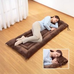 日本製 防ダニ・抗菌防臭加工 3層ボリューム洗える敷布団 セミダブル