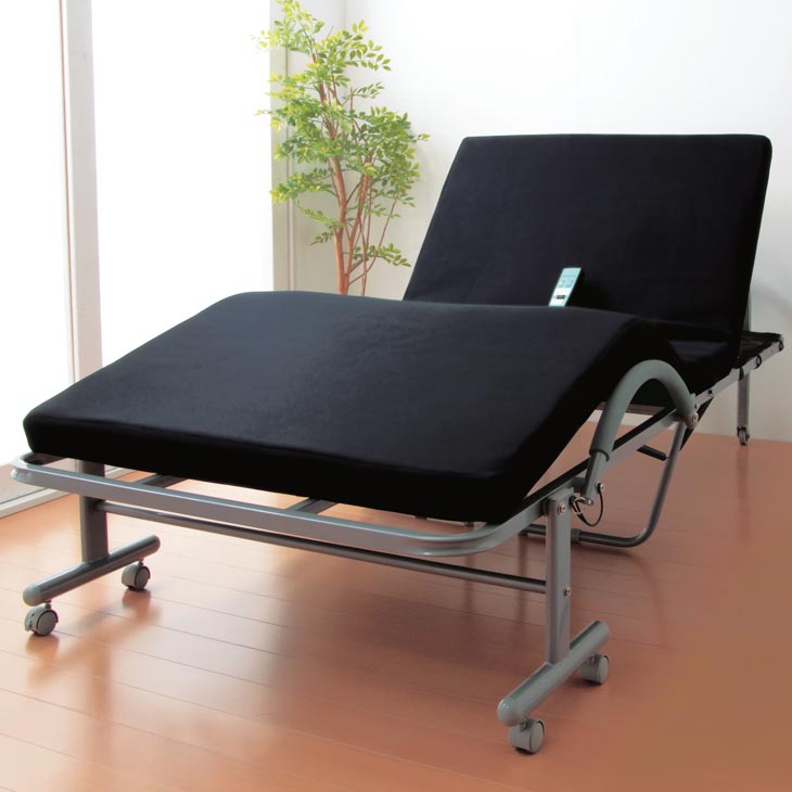 ワルツ 立ち座り楽ちん 低反発メッシュ仕様 収納式 電動リクライニング