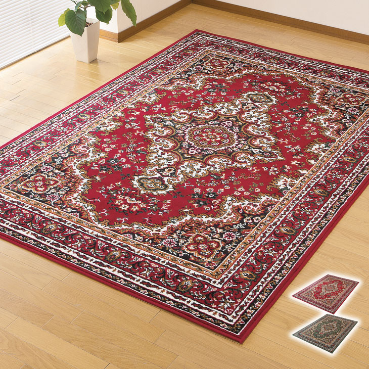 ベルギー製宮廷柄ウィルトン織カーペット 6畳用 240×330cm｜ファミリー