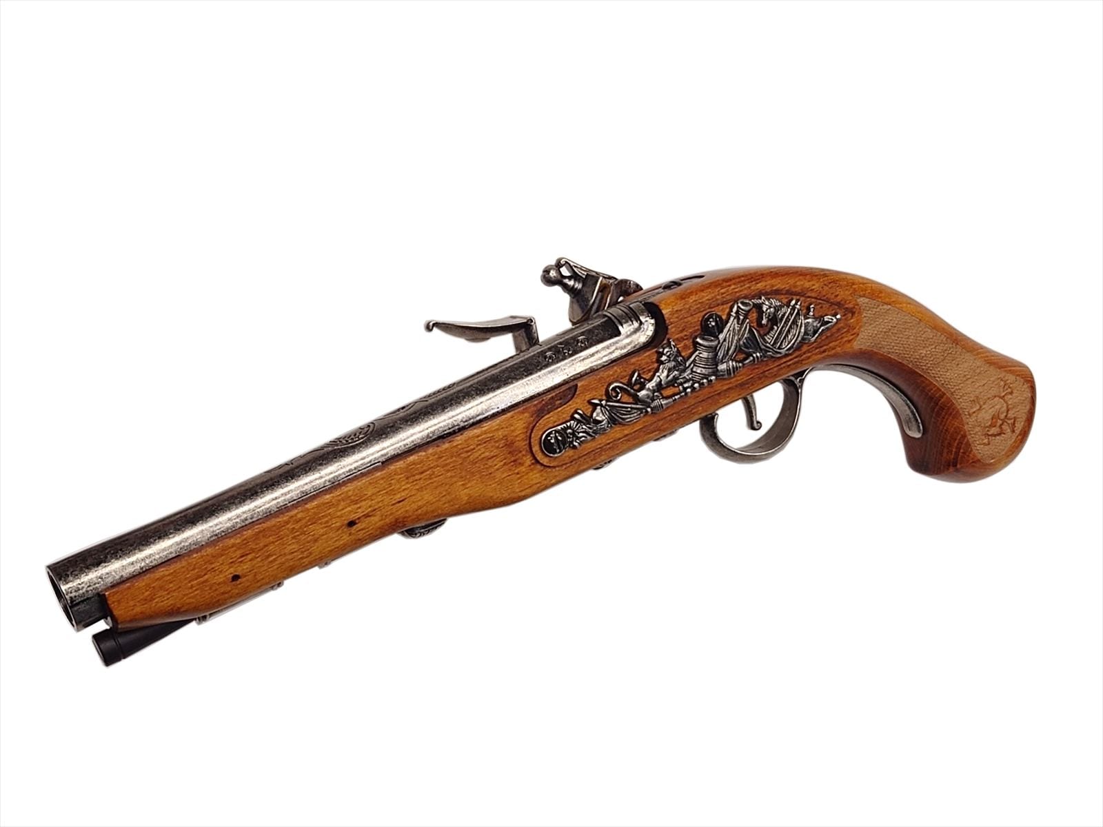 KTW+MULE エアーコッキング フリントロック・ピストル+木製ストック