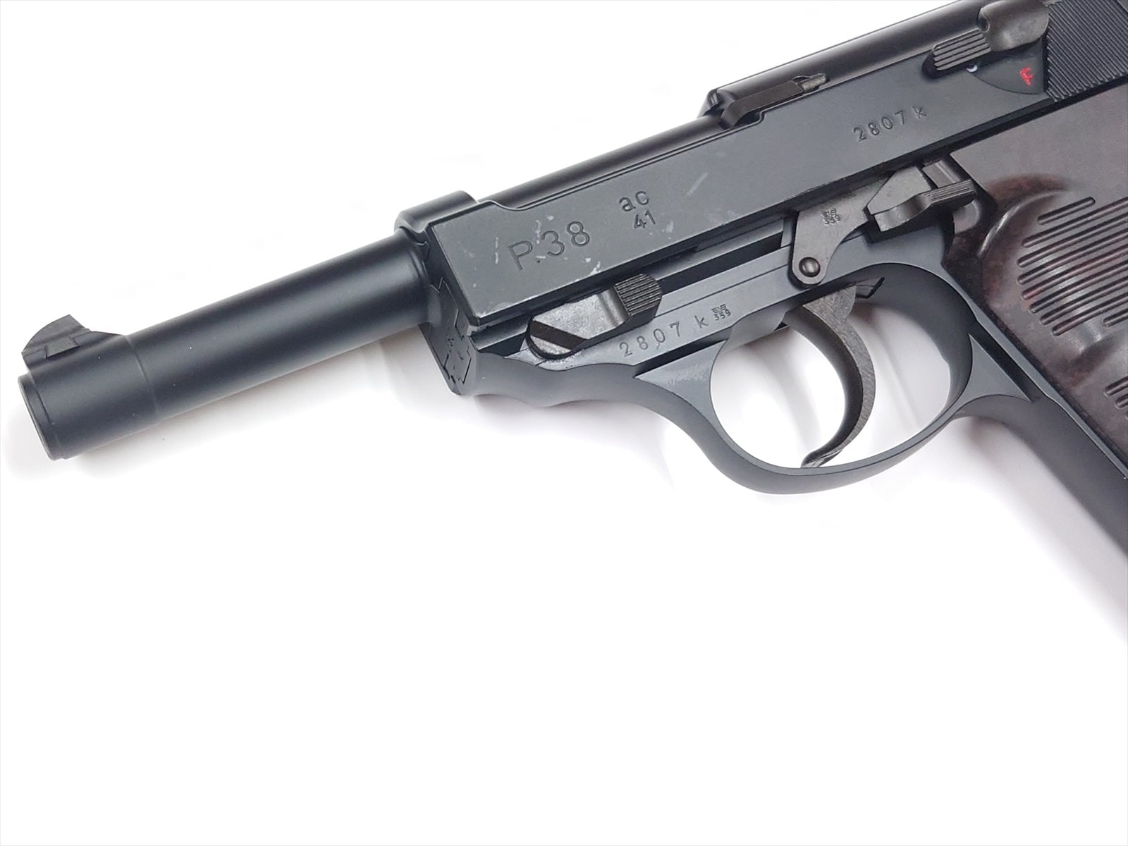 特選中古品】ガスブローバック マルゼン ワルサーP38 ac41 ブラック