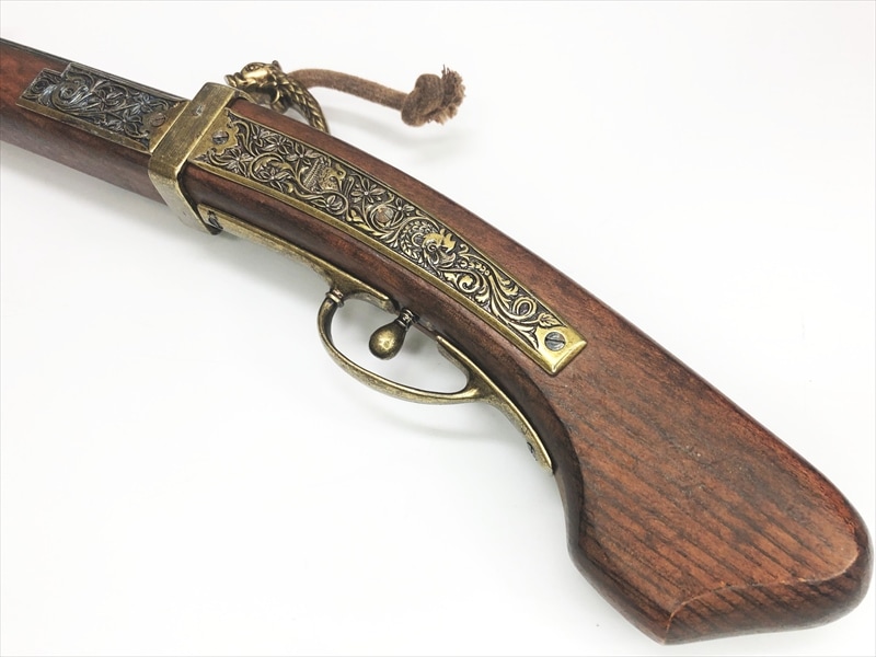 売り切れ【特選中古品】観賞用レプリカ古式銃 DENIX 種子島火縄銃 （No