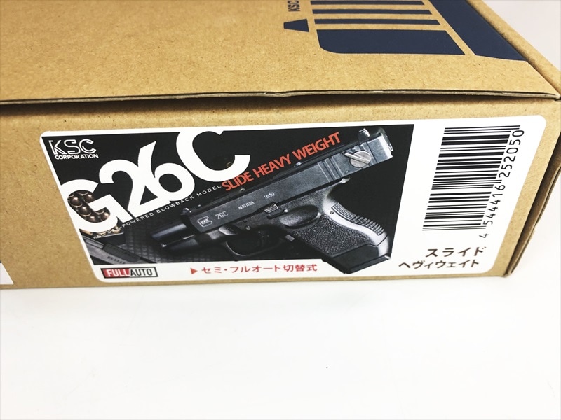 売り切れ【特選中古品】ガスブローバック KSC グロック26C スライドHW