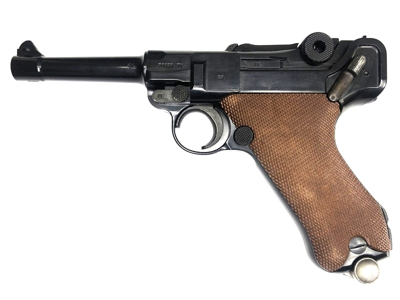 売り切れ【特選中古品】発火モデルガン MGC ルガーP08 ブラックABS 旧