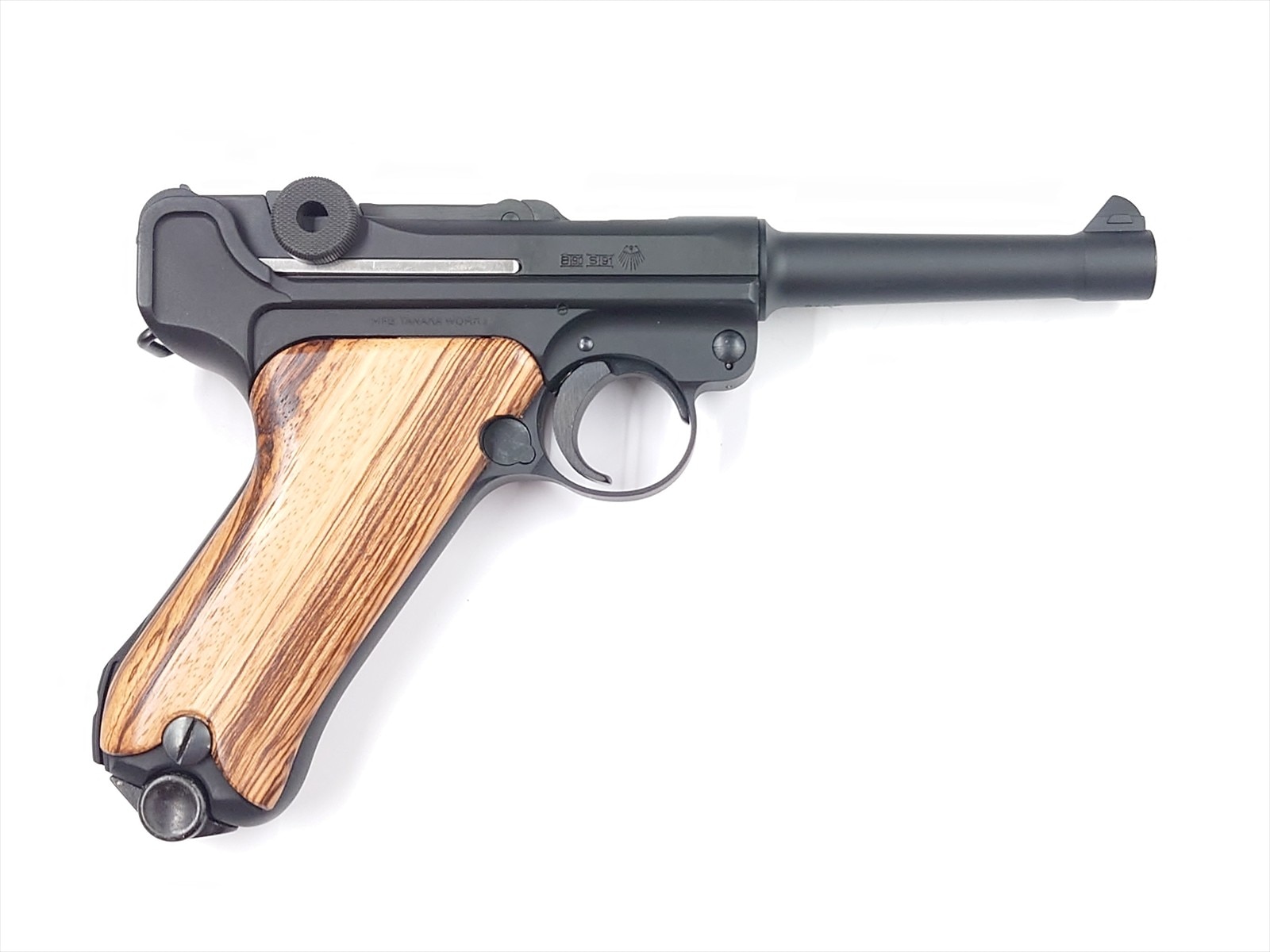 特選中古品】ガスブローバック タナカワークス ルガーP08 4インチ HW