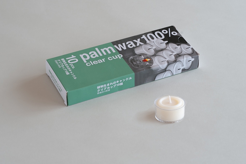 ティーライトキャンドル クリアカップ 10個入り（カメヤマキャンドル