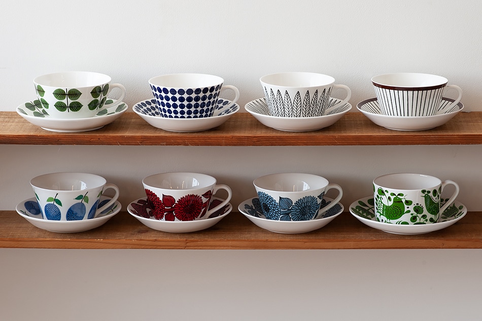 ティーカップ＆ソーサー（グスタフスベリ／GUSTAVSBERG） フリー