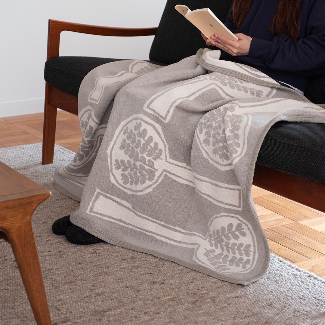 FOREST SPOON シュニールコットンブランケット ハーフ（クリッパン