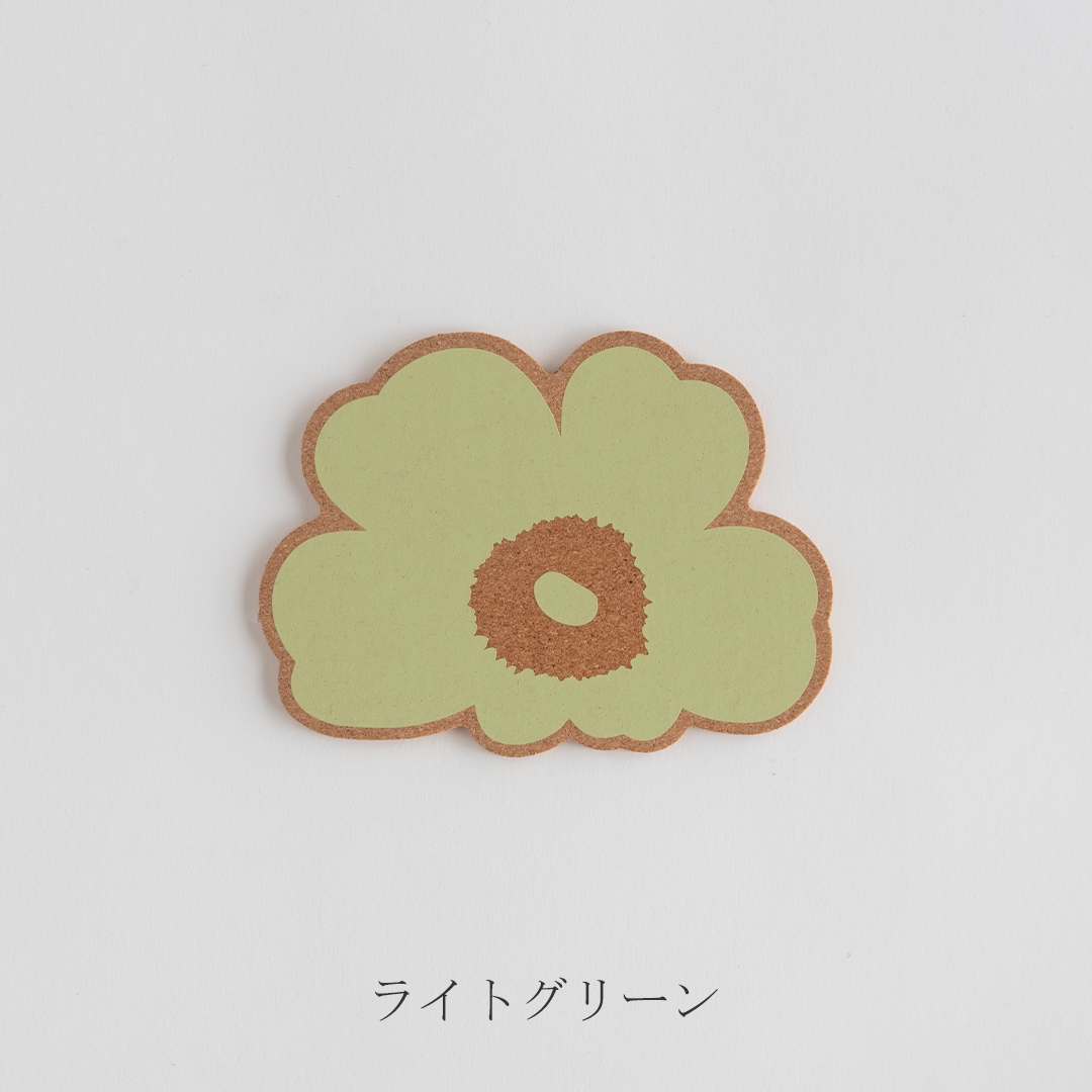 ウニッコ コルク コースター 12cm（マリメッコ／marimekko） フリー