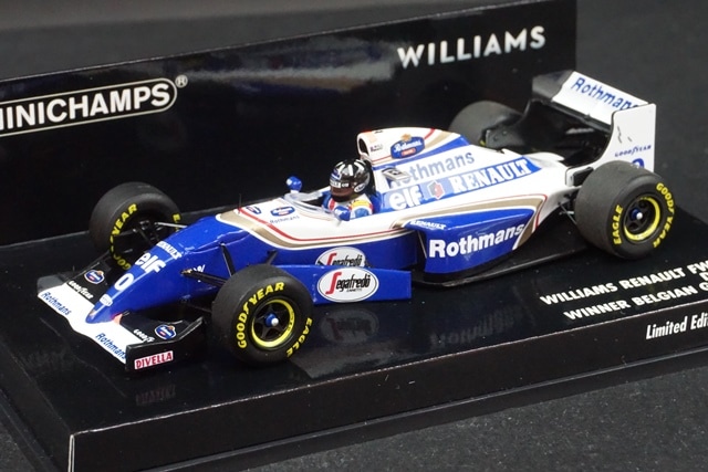 1/43 ミニチャンプス 417940400 ウィリアムズ ルノー FW16B ベルギーGP