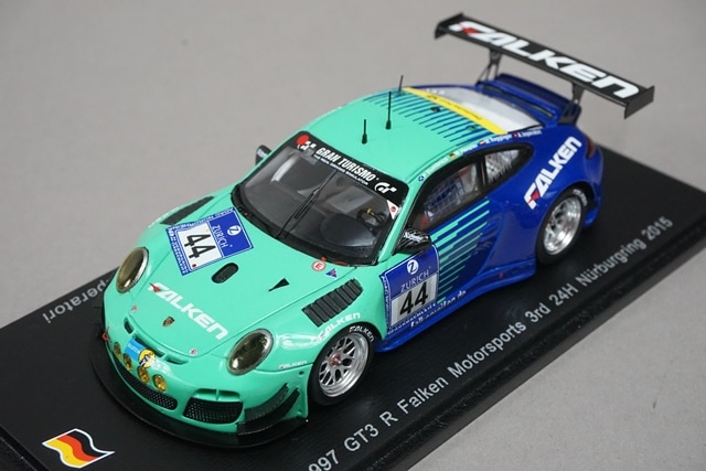 1/43 スパーク SG186 ポルシェ 997 GT3 R Falken 3位 ニュルブルク