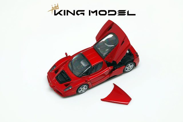 新品 King Model 1/64 Enzo エンツォ Back Cover Metallic Red