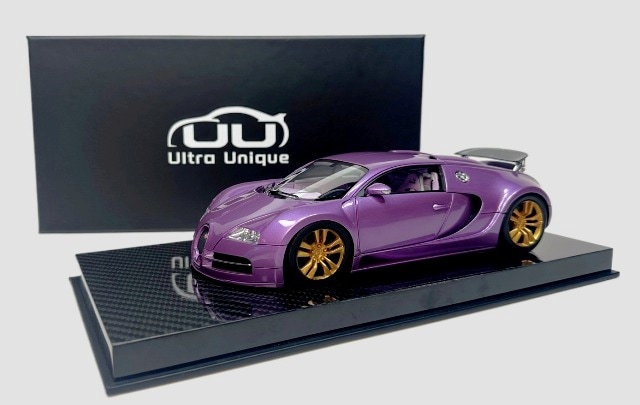 予約 Ultra Unique 1/18 ブガッティ ヴェイロン Bugatti Veyron Purple