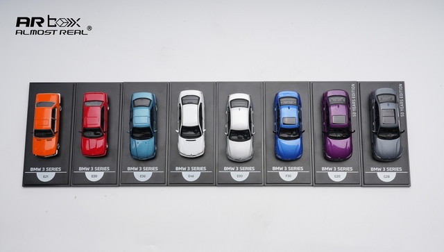 新品 AR Box [ Almost Real Model ] 1/64 BMW 3 シリーズ 50周年記念